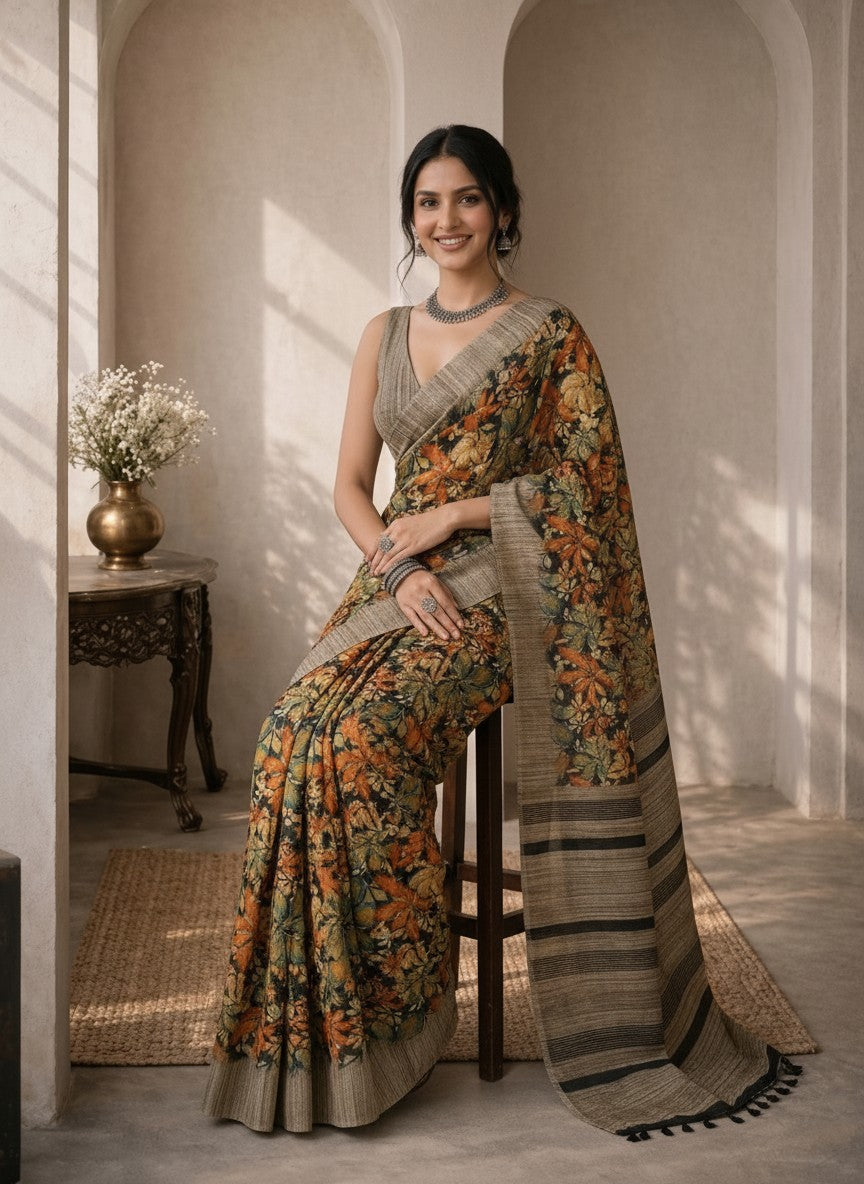 Katrina Floral Saree