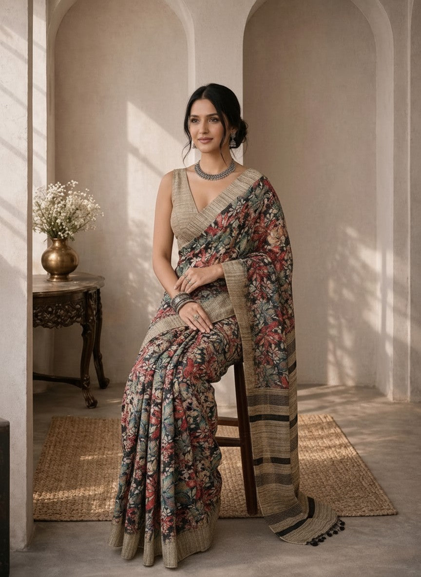 Saanvi Floral Saree