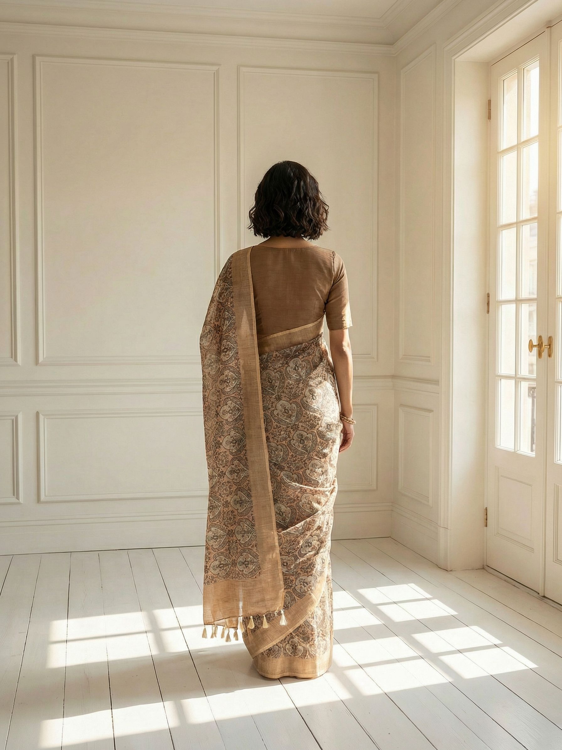 Sand Swirls Saree