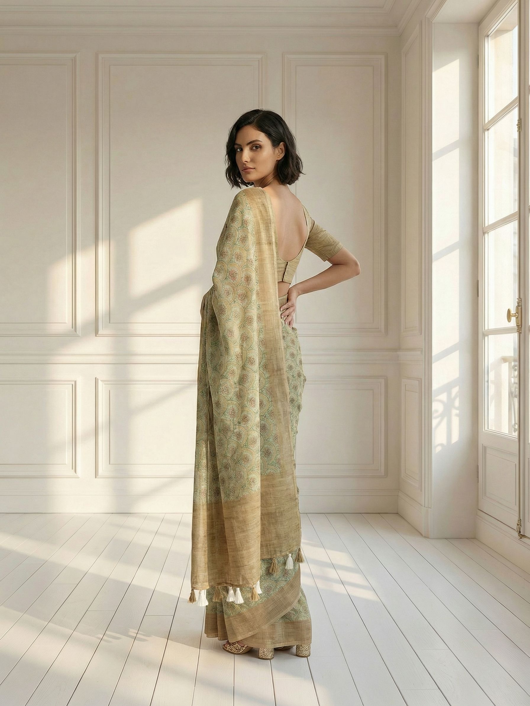 Misha Floral Saree