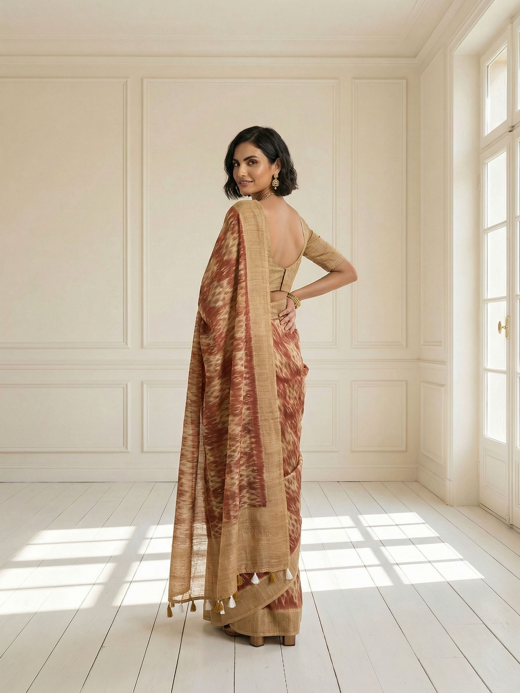 Sana Ikkat Saree