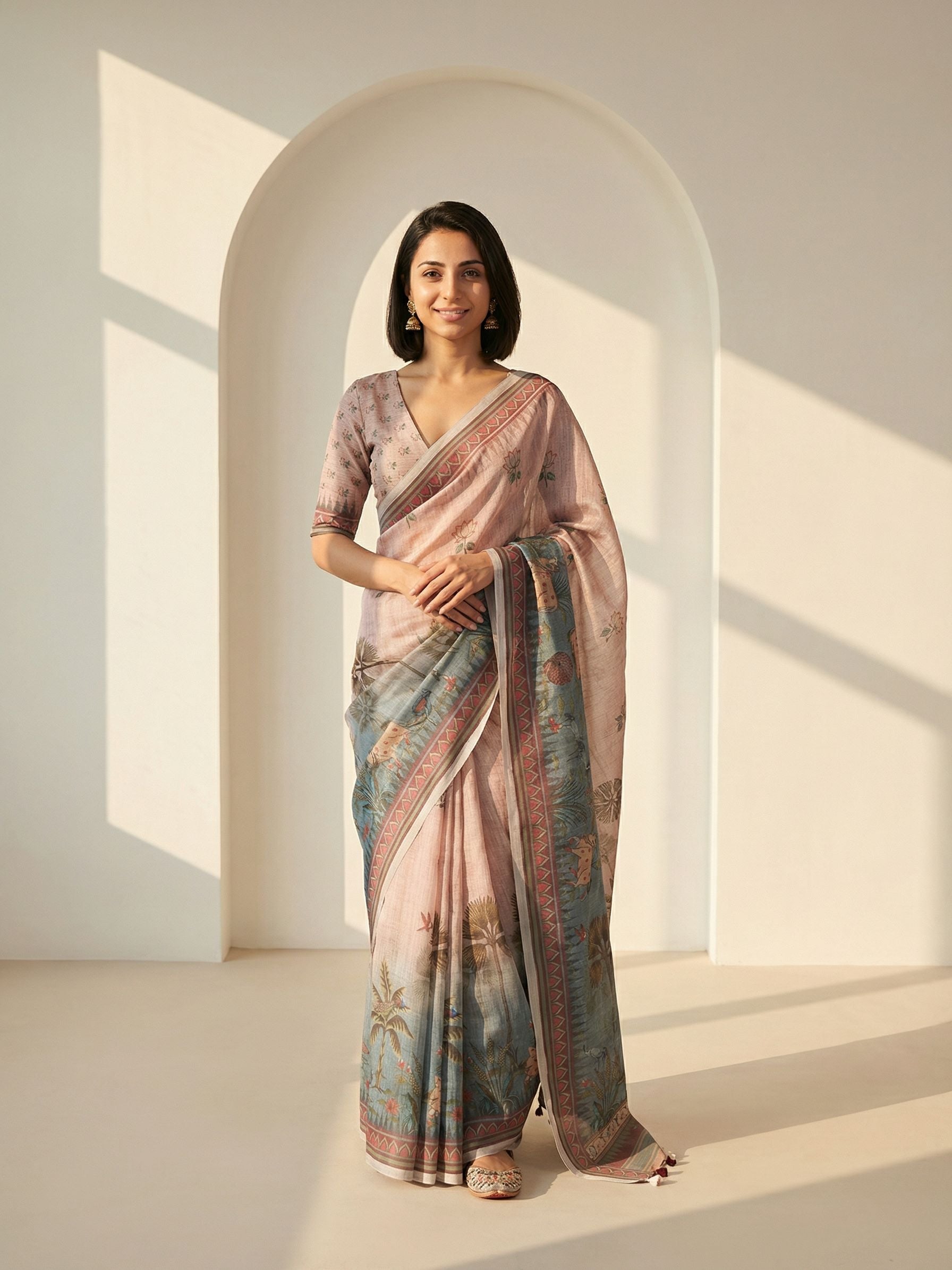 Pihu Pastel Saree