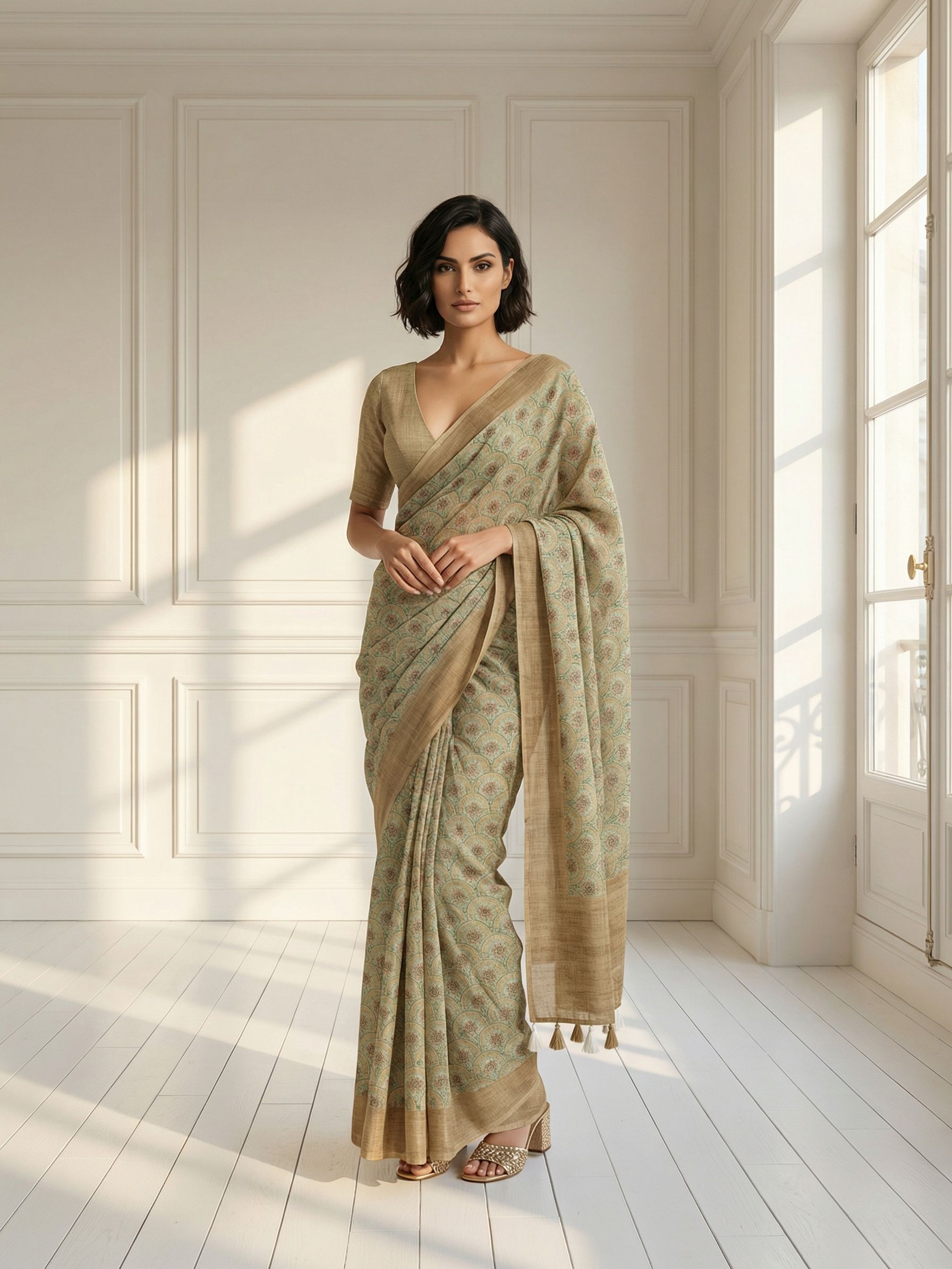 Misha Floral Saree