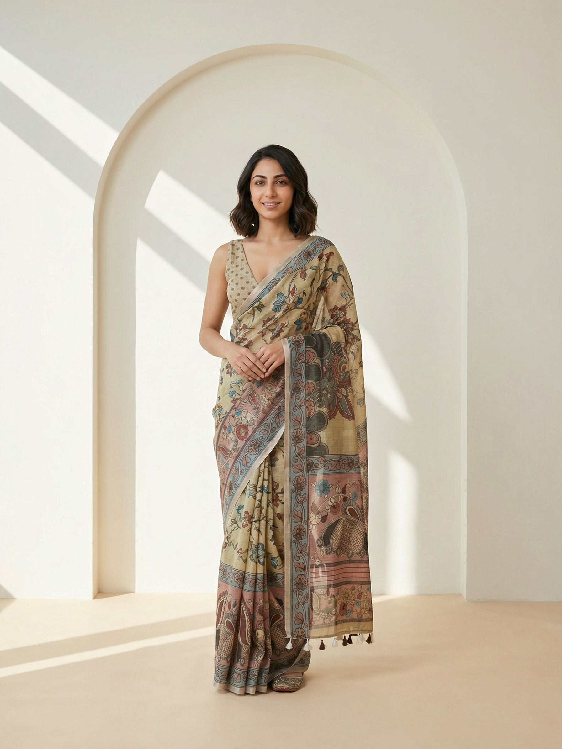Mira Mint Saree