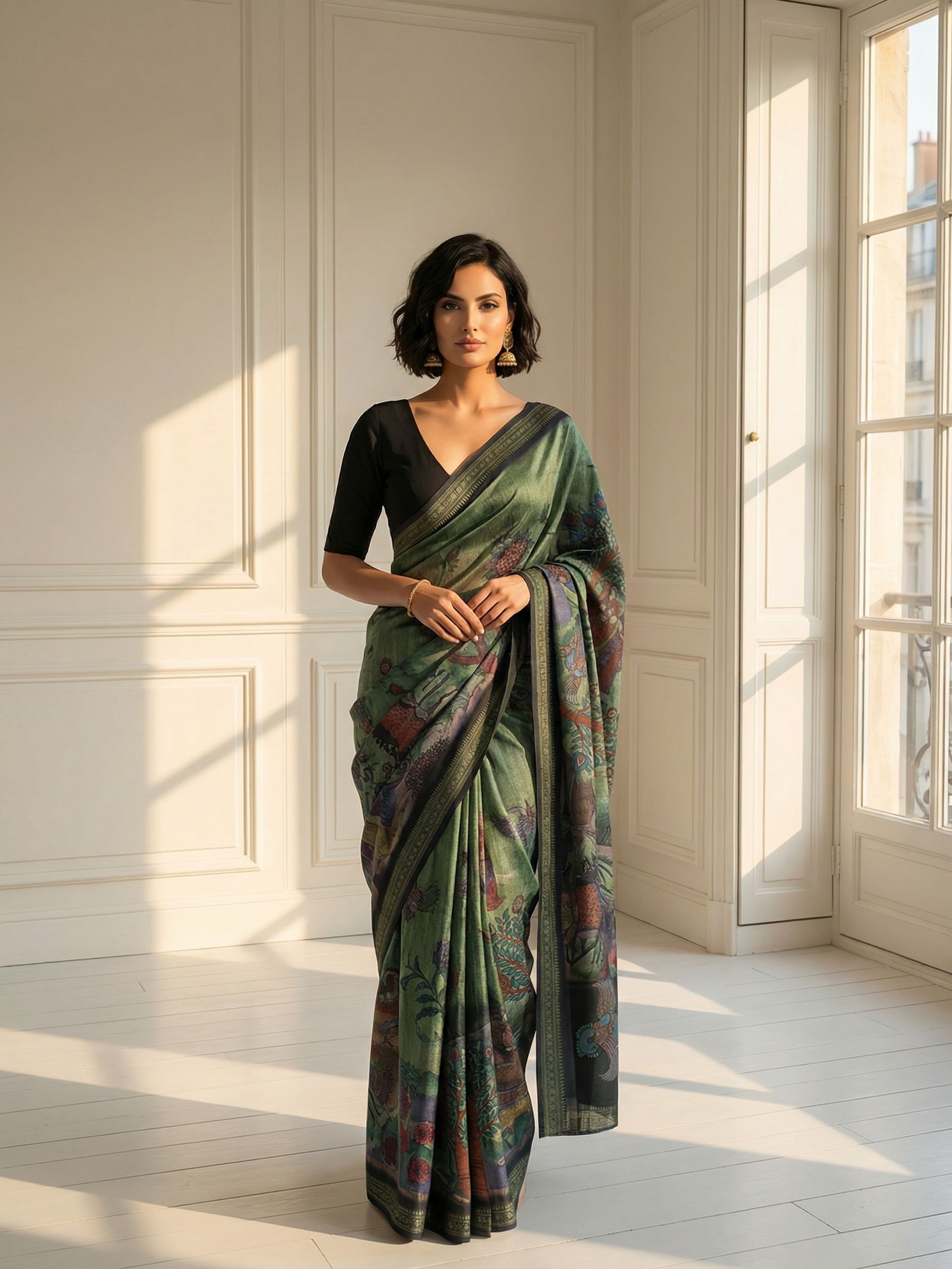Green Tales Saree