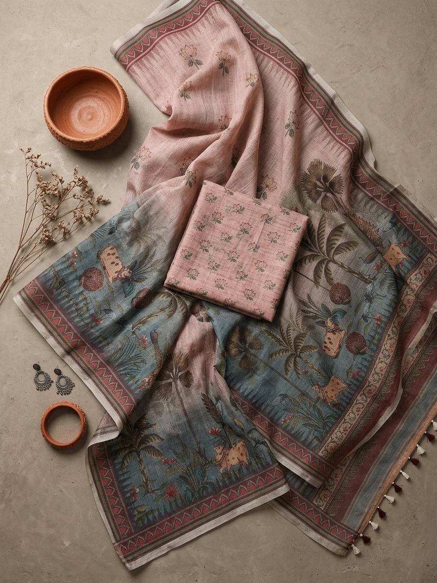 Pihu Pastel Saree