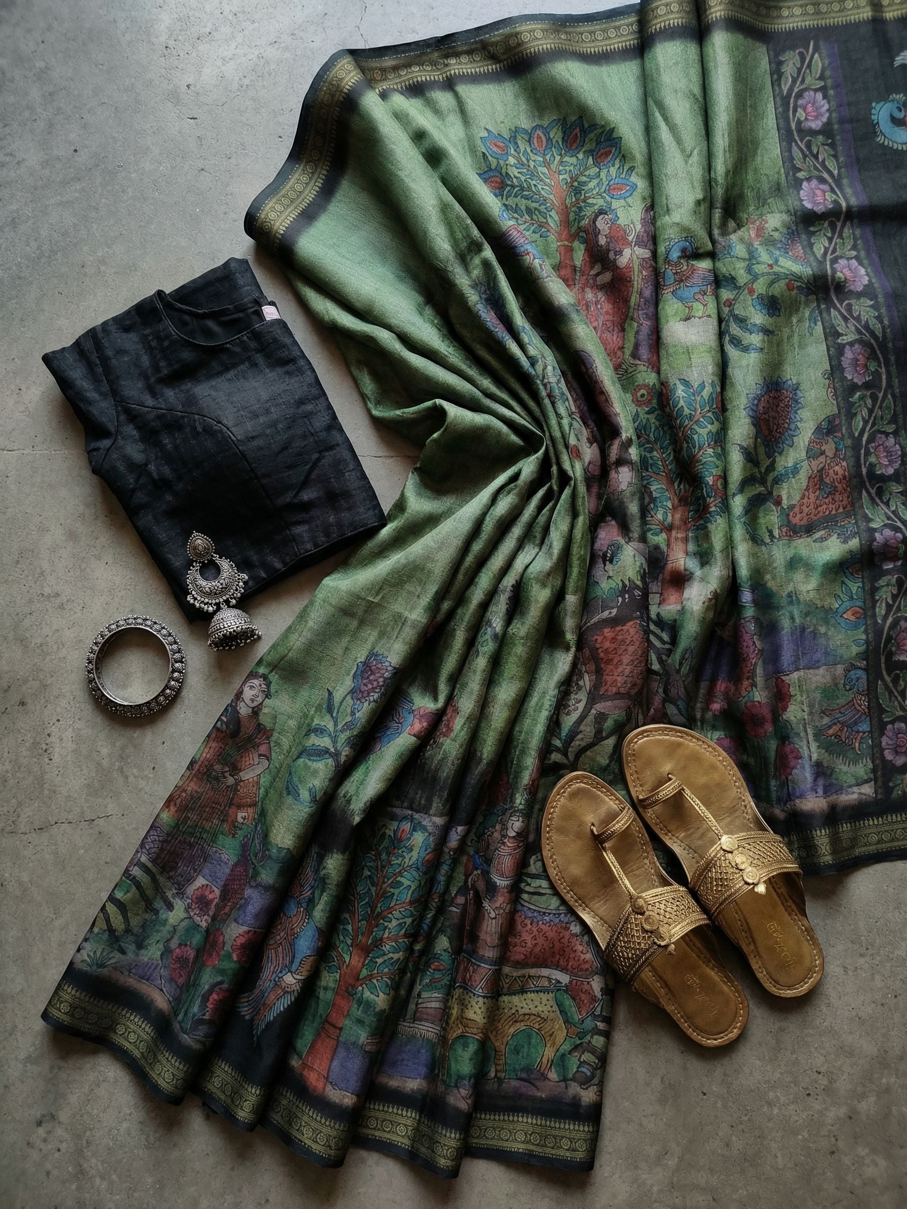 Green Tales Saree