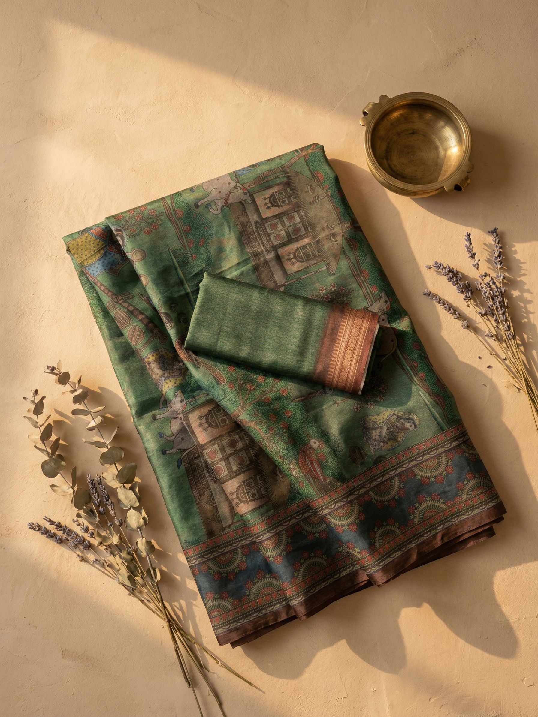 Forest Heritage Saree