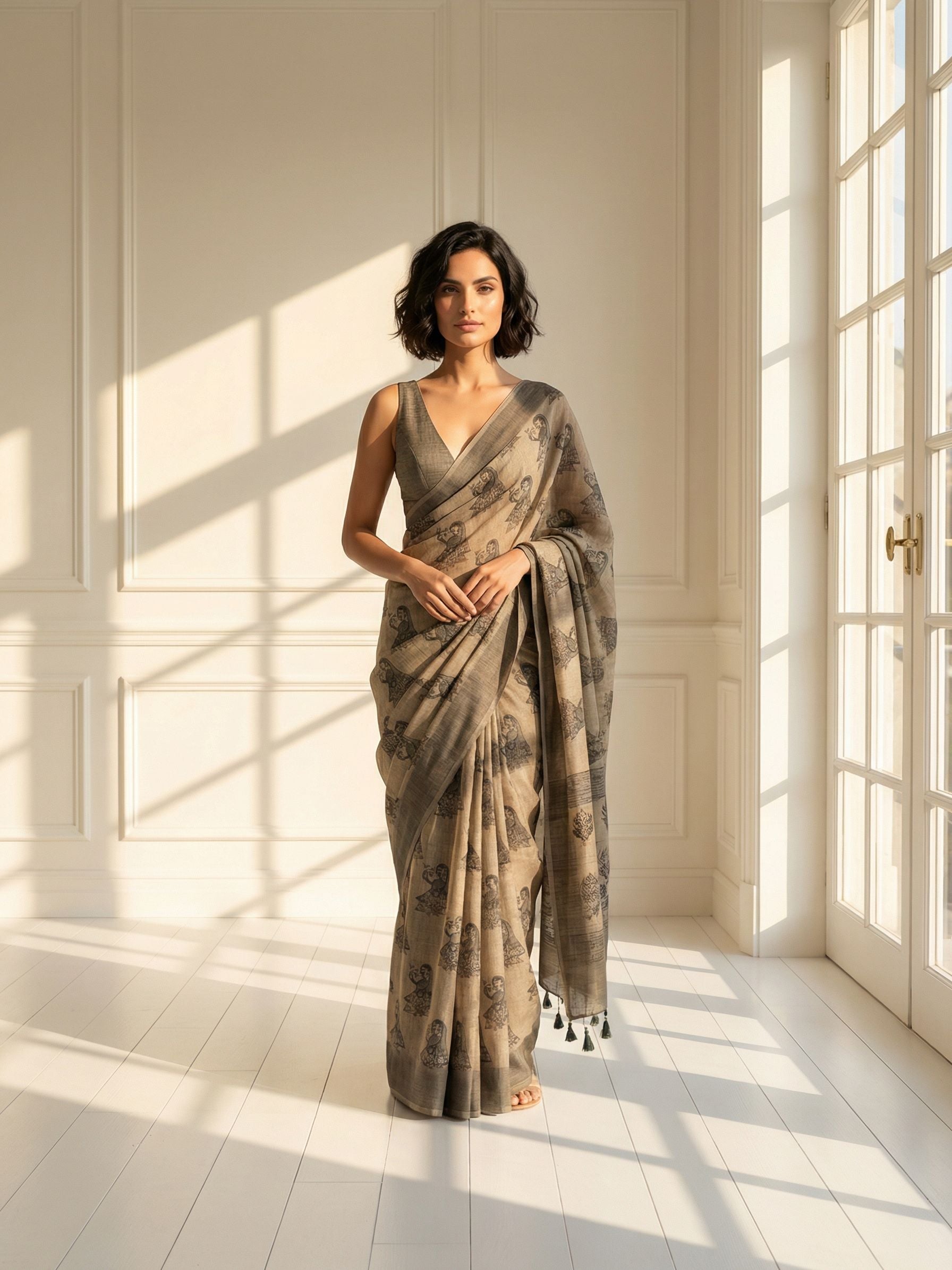 Village Story Saree