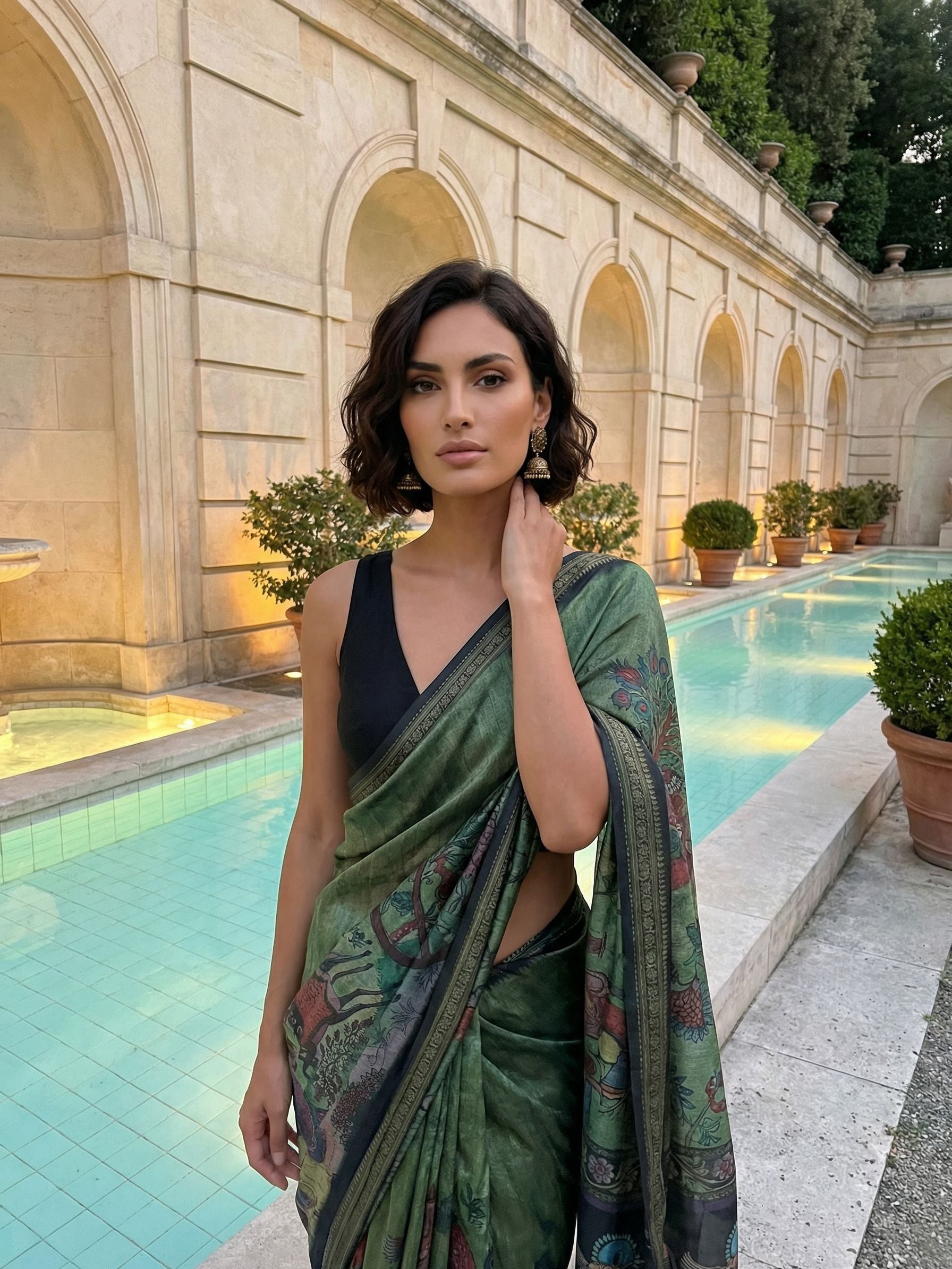 Green Tales Saree