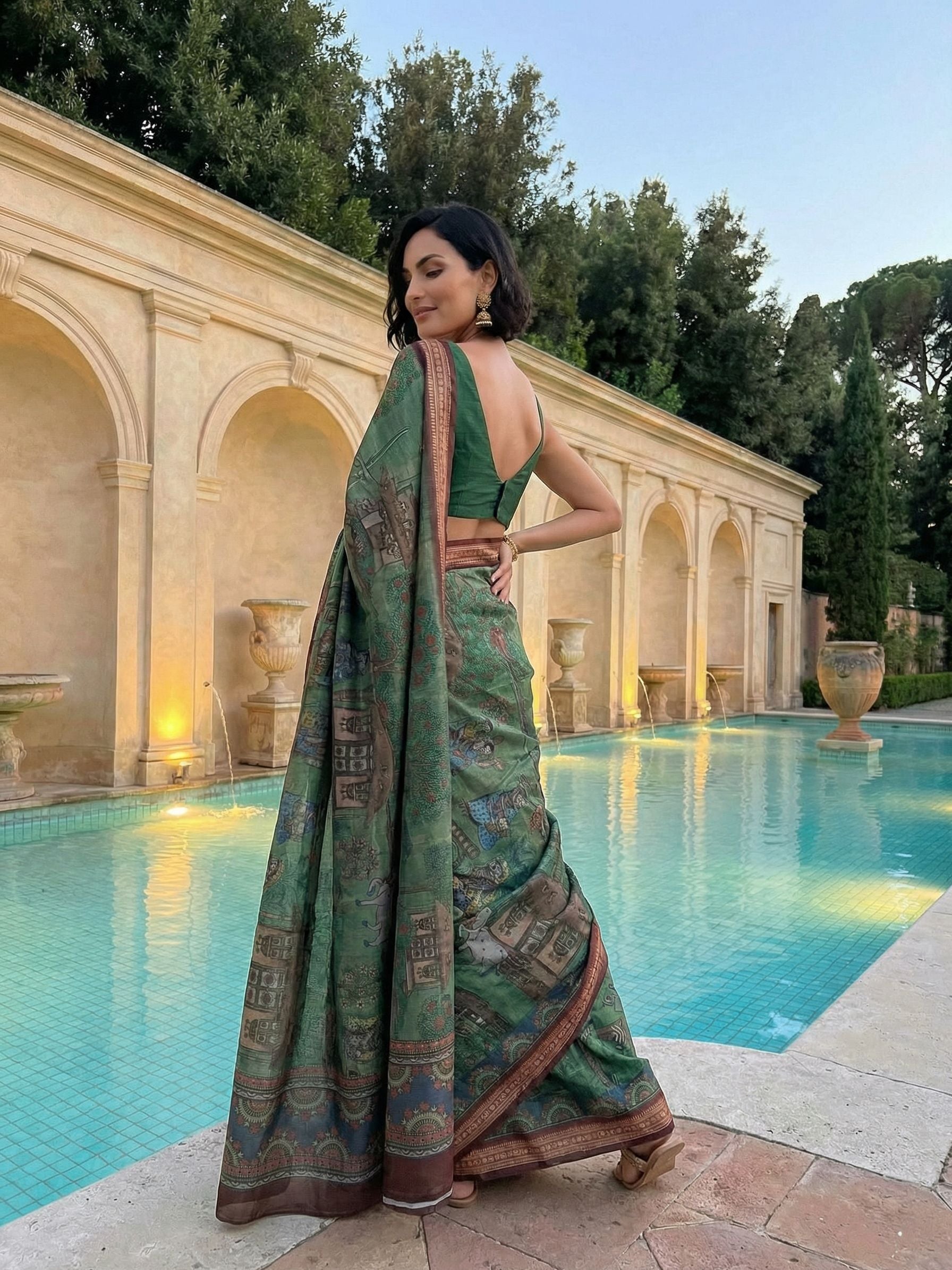 Forest Heritage Saree