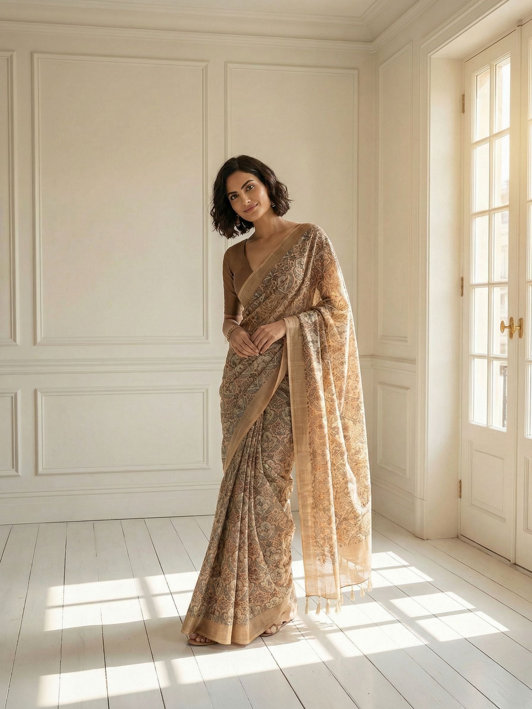 Sand Swirls Saree