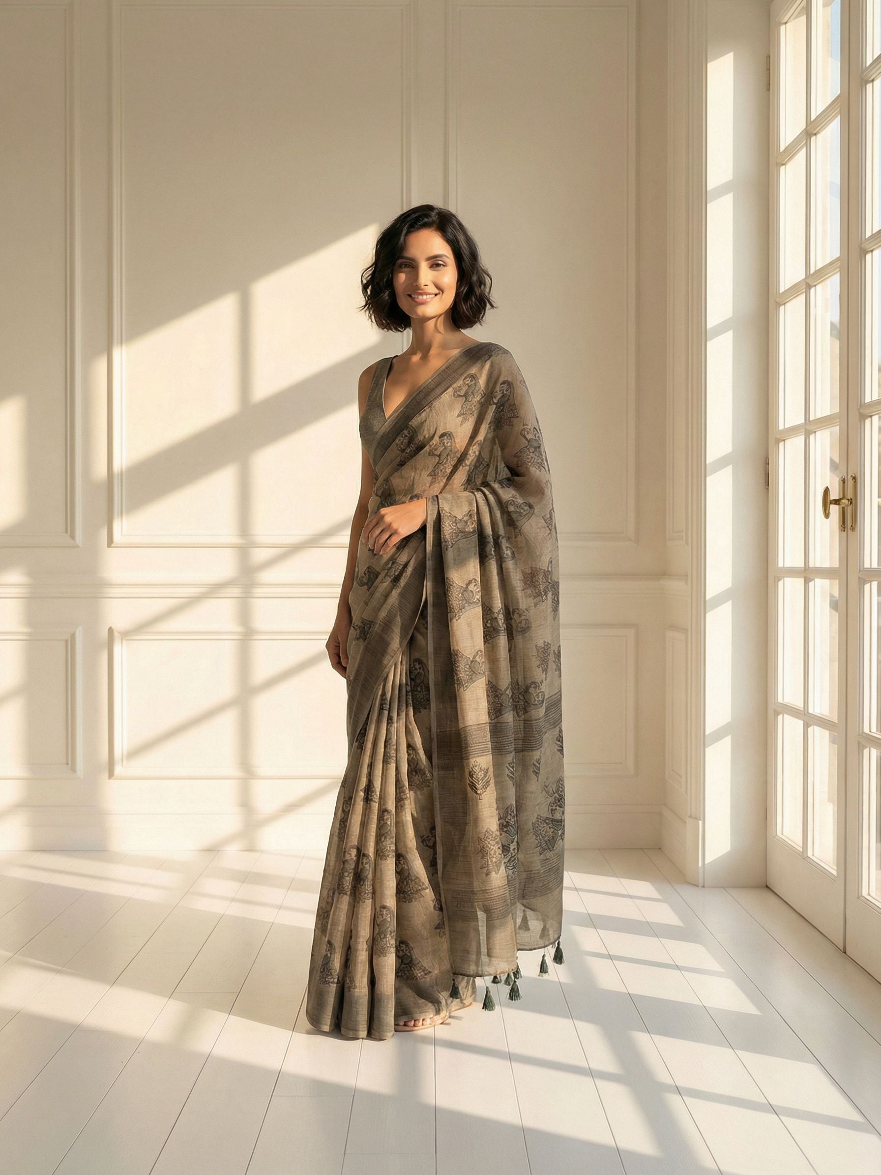 Village Story Saree
