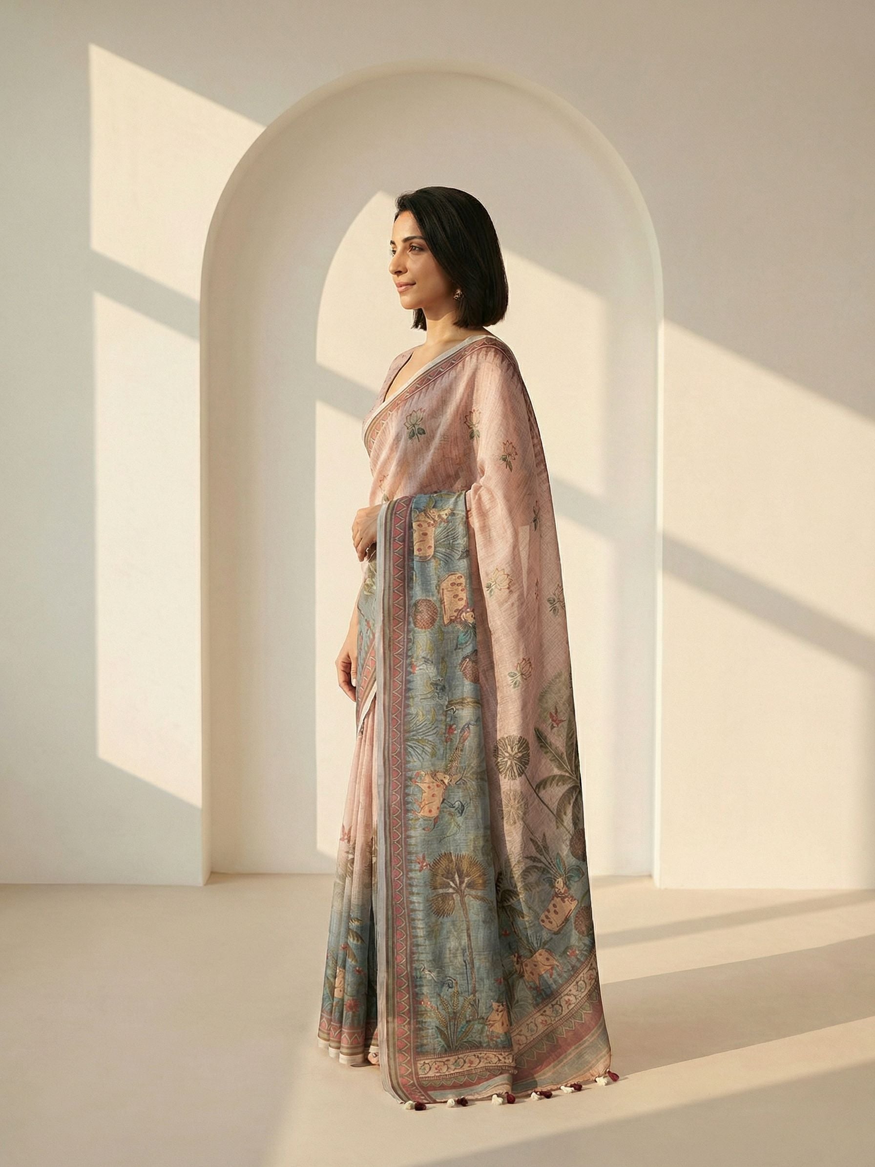Pihu Pastel Saree