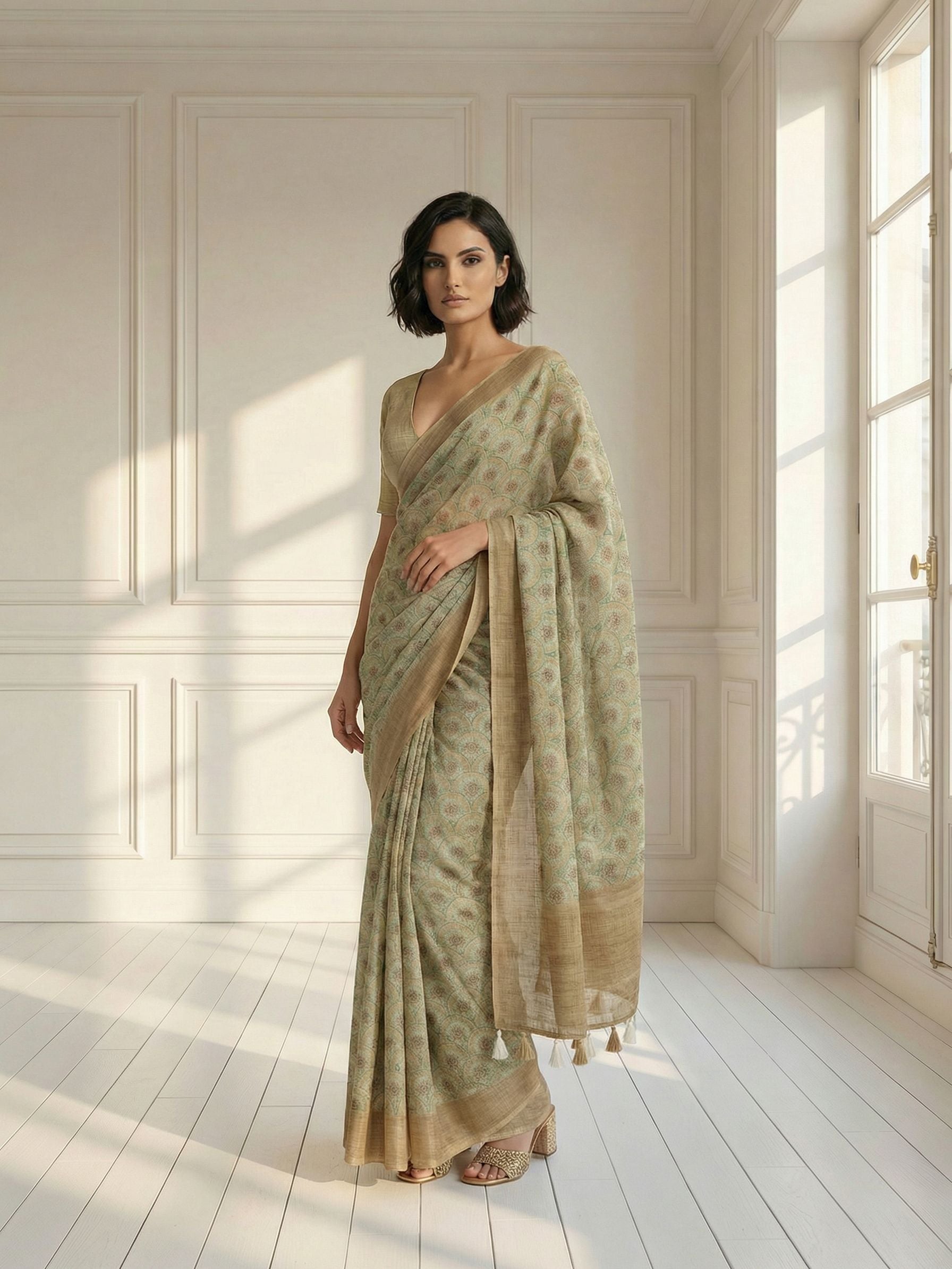 Misha Floral Saree