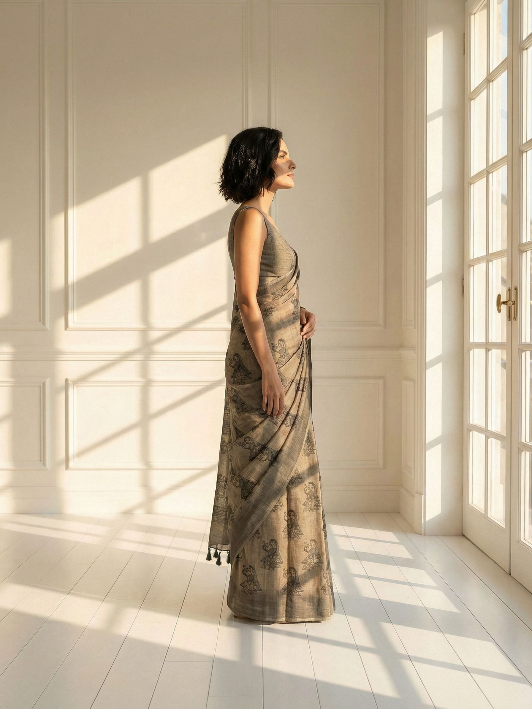 Village Story Saree