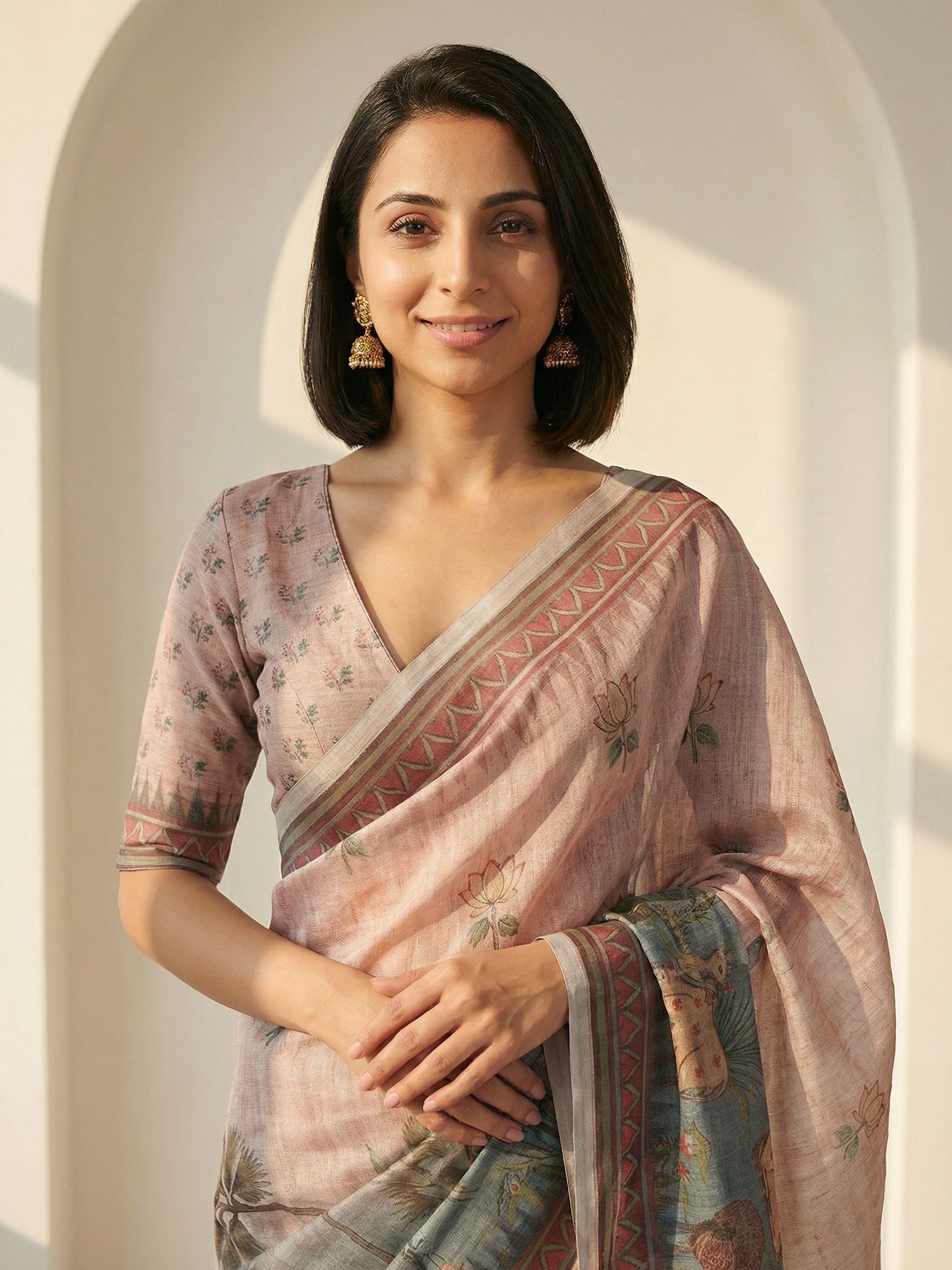 Pihu Pastel Saree