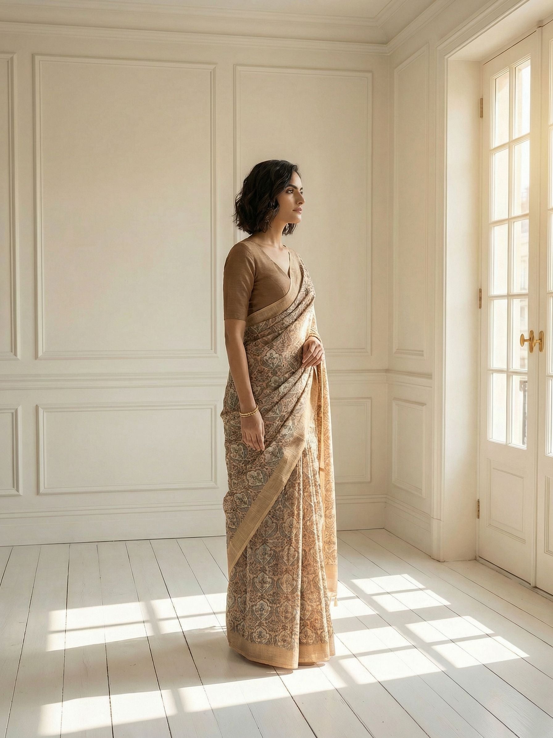Sand Swirls Saree