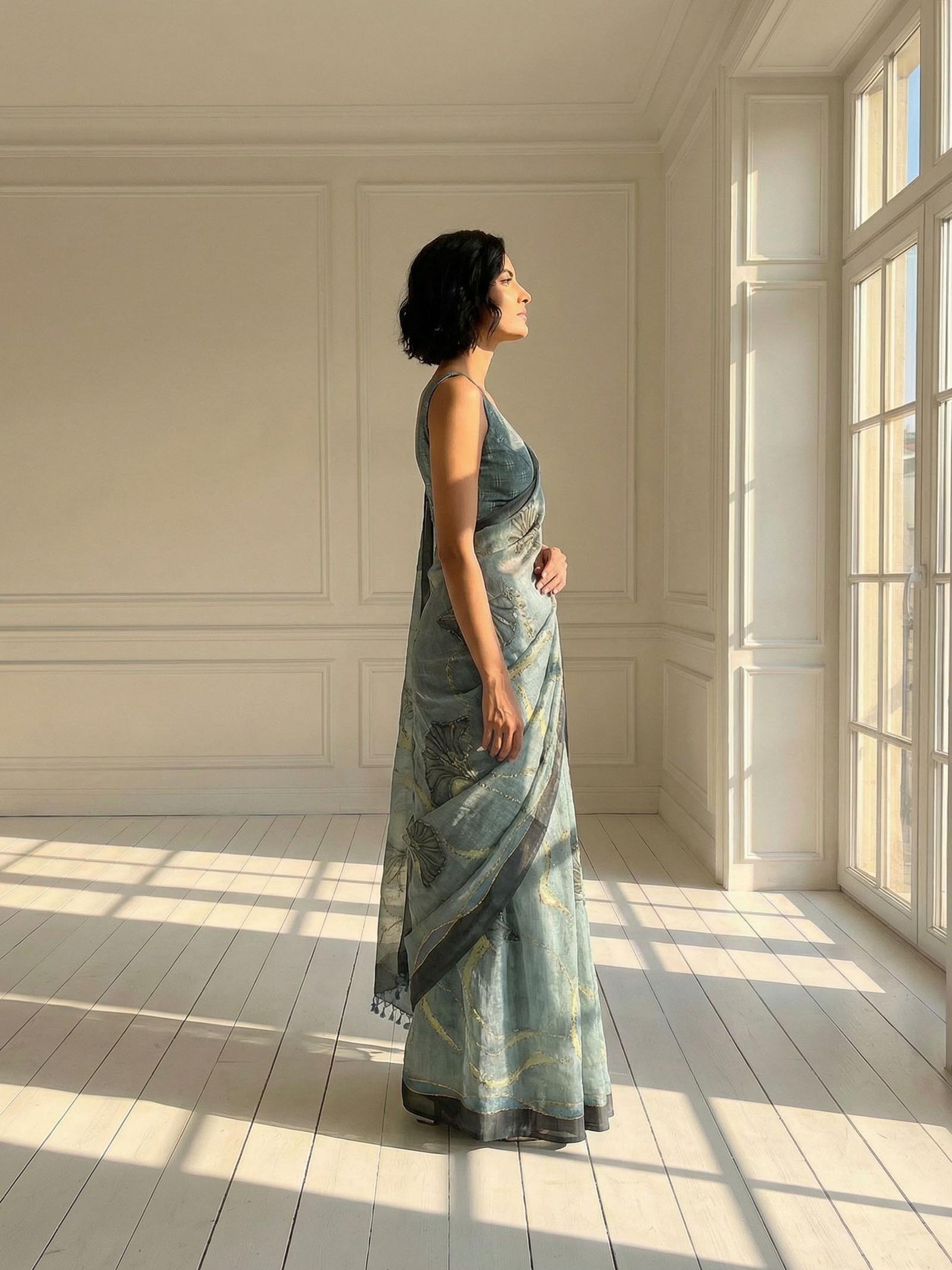 Mist Aura Saree