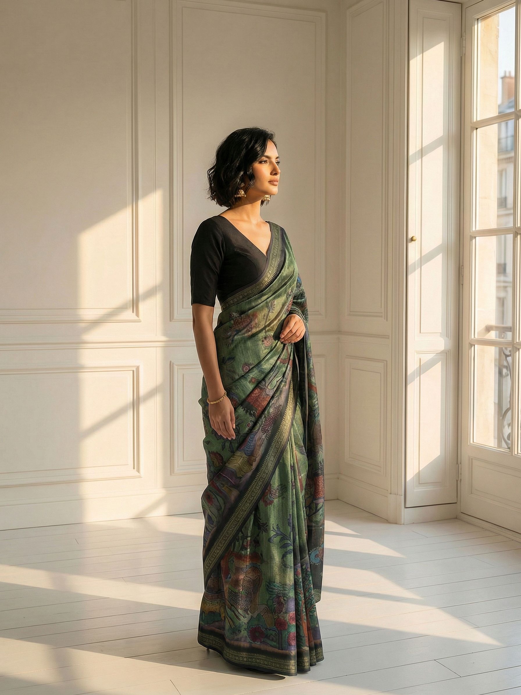 Green Tales Saree