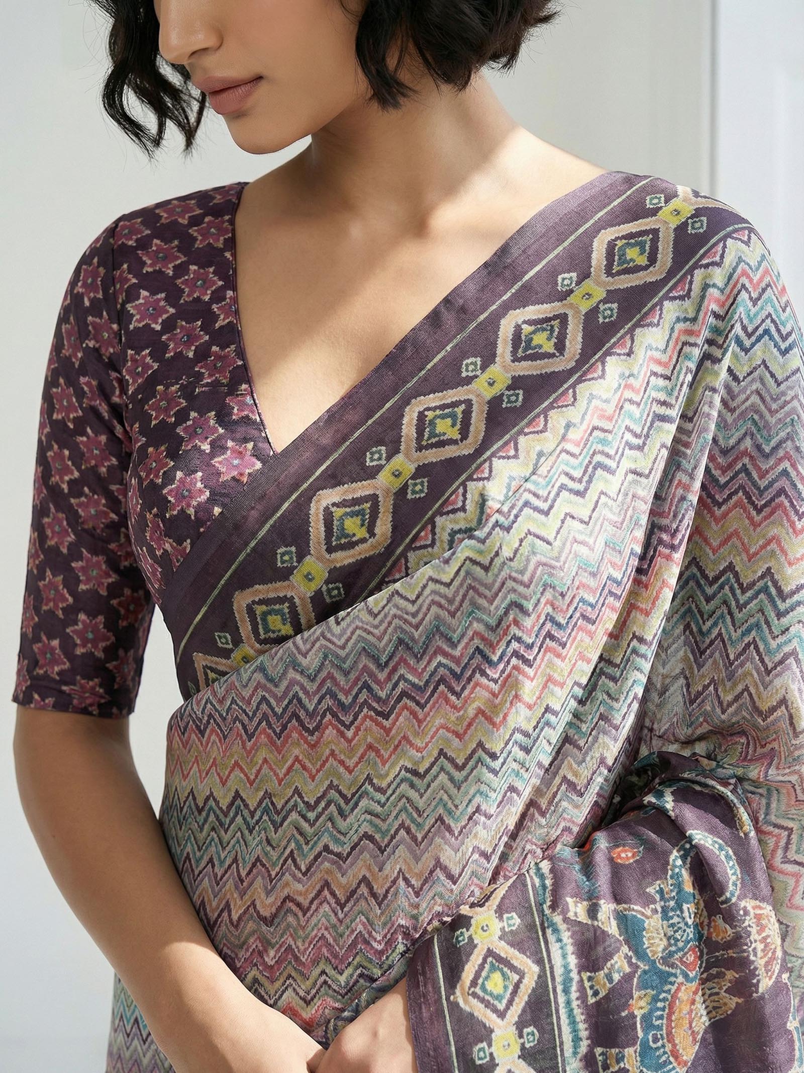Elephant’s Echo Saree