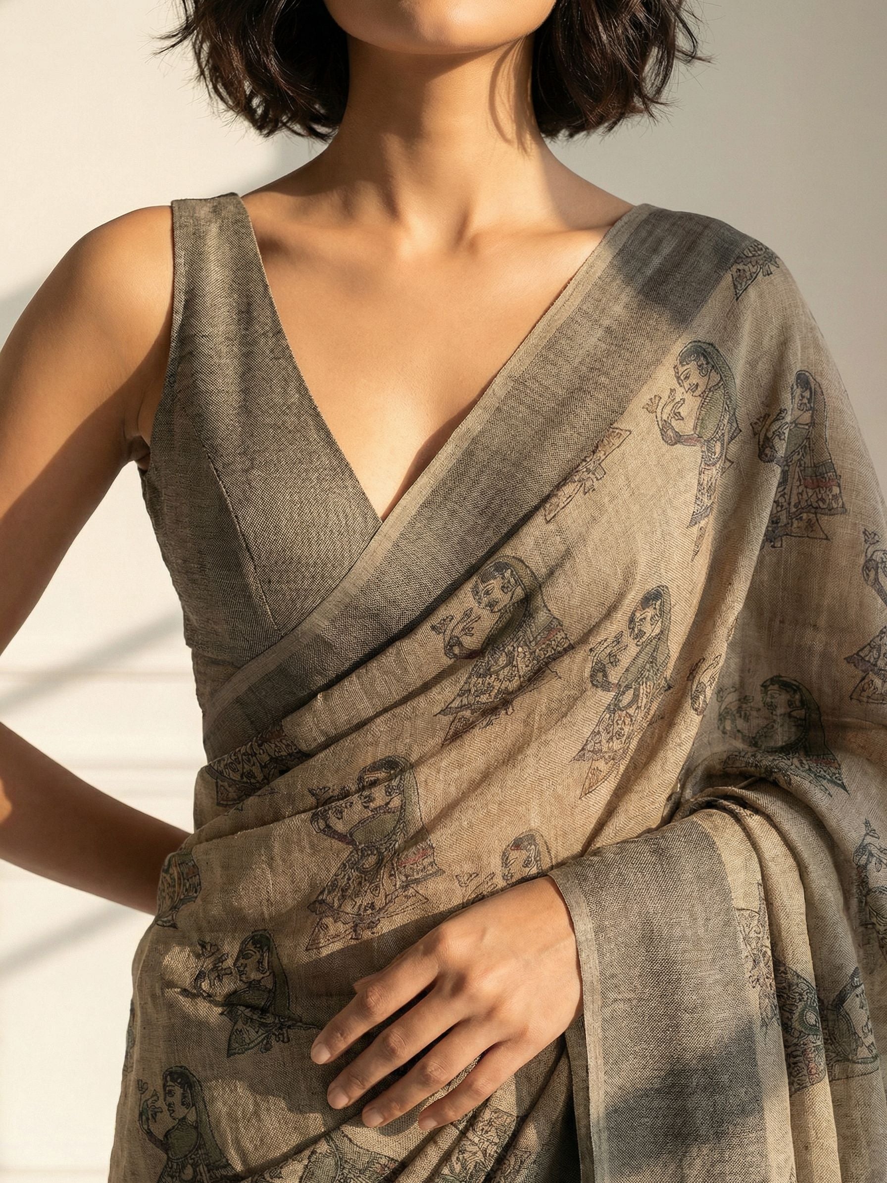 Village Story Saree