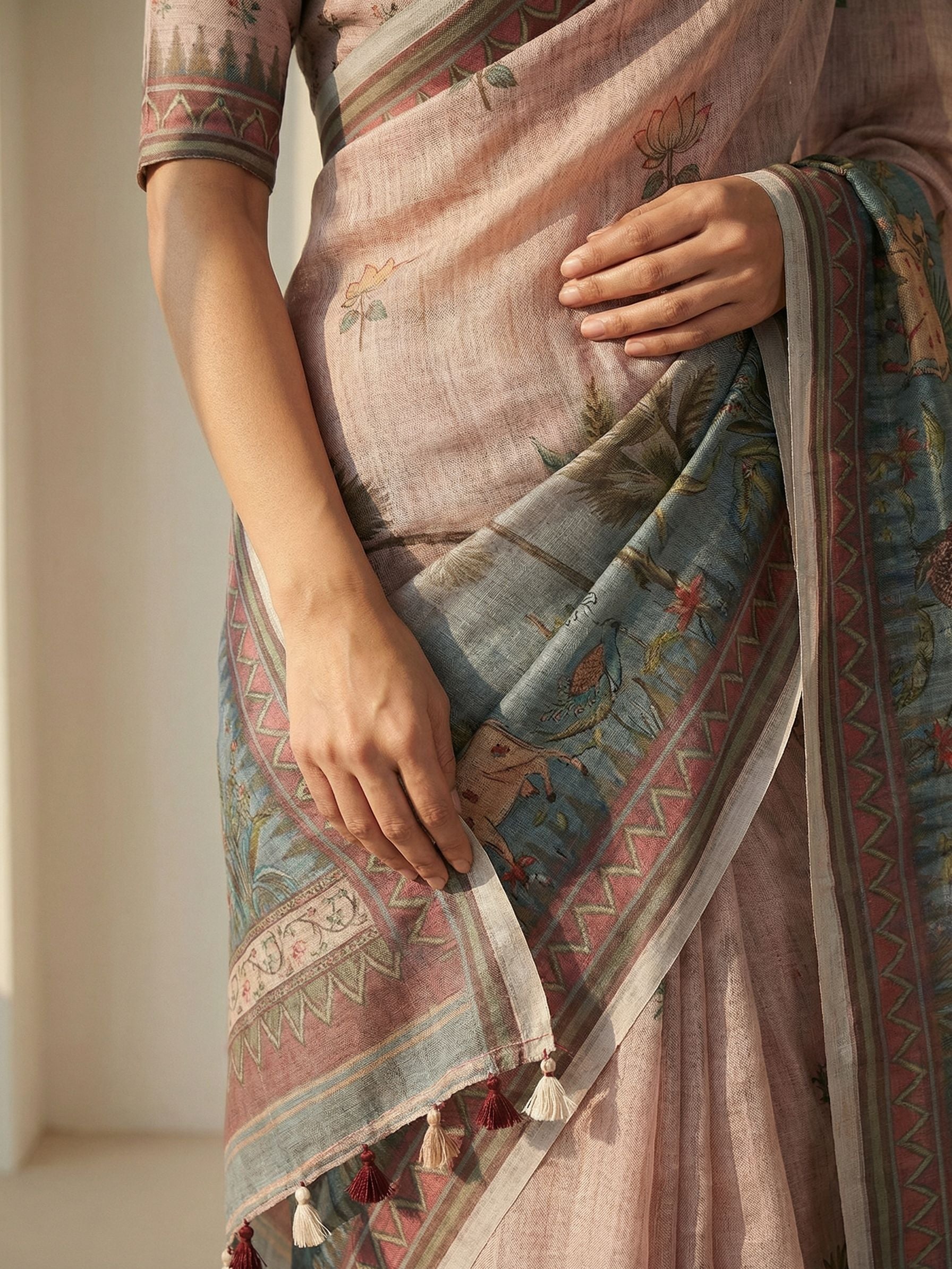Pihu Pastel Saree