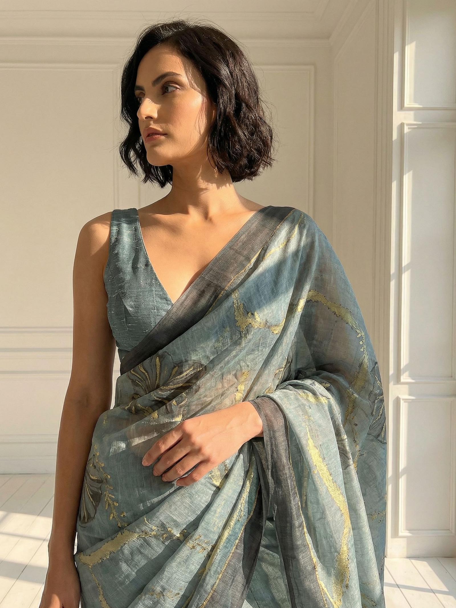 Mist Aura Saree