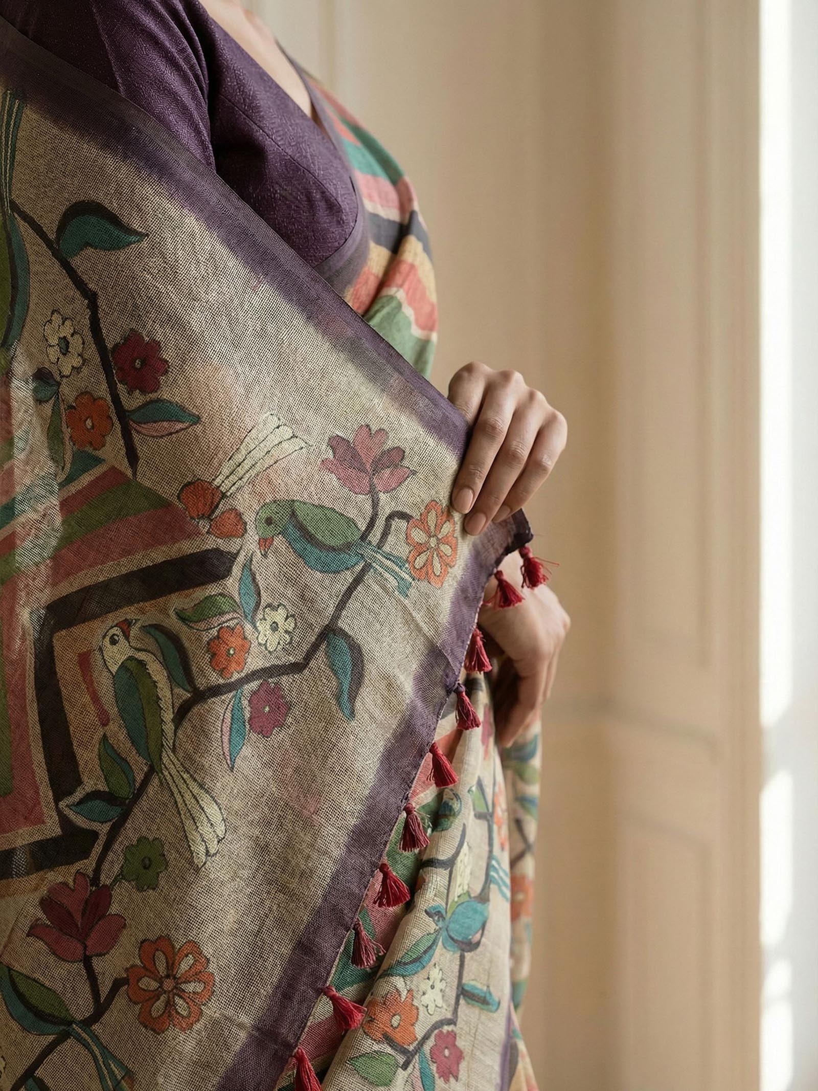 Zig zag Saree