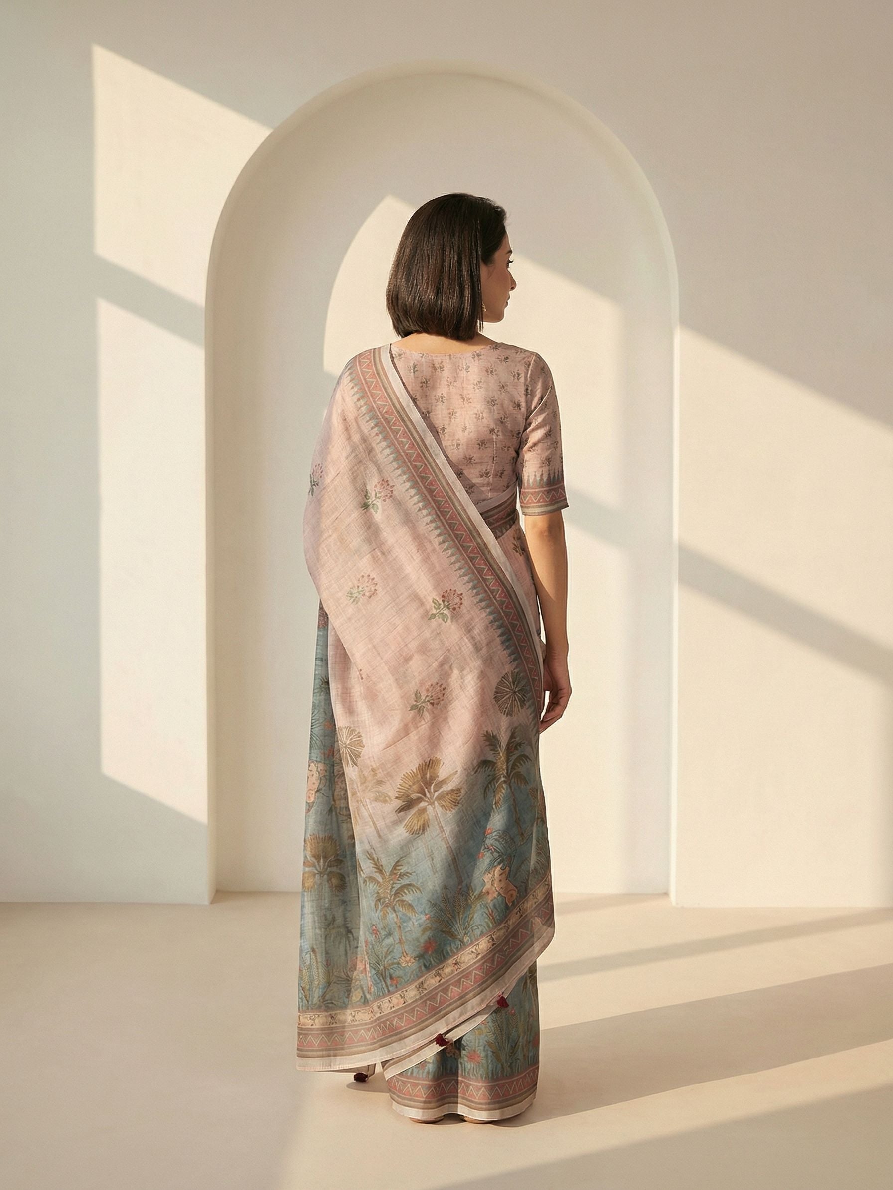 Pihu Pastel Saree