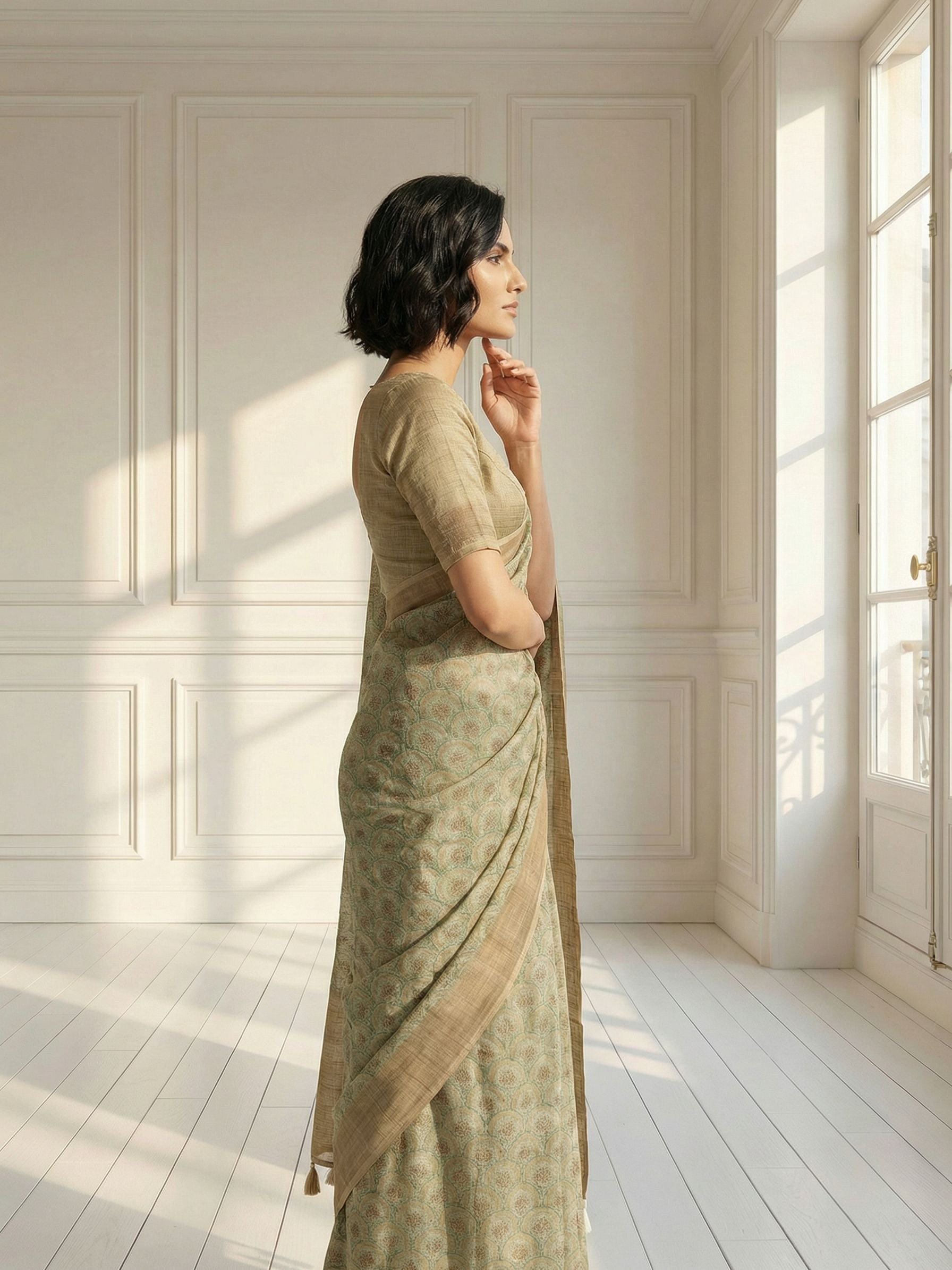 Misha Floral Saree