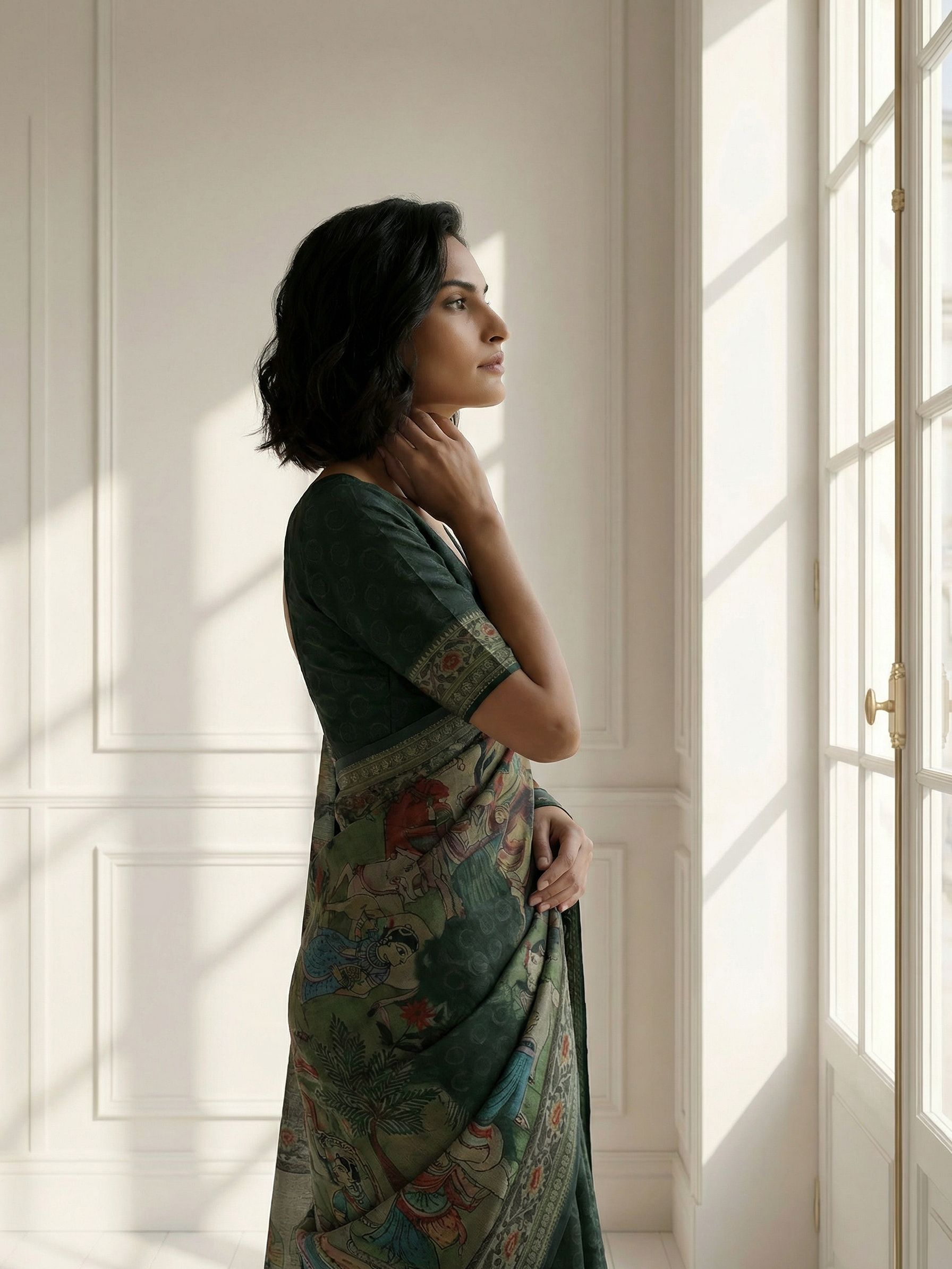 Green Sundar Saree
