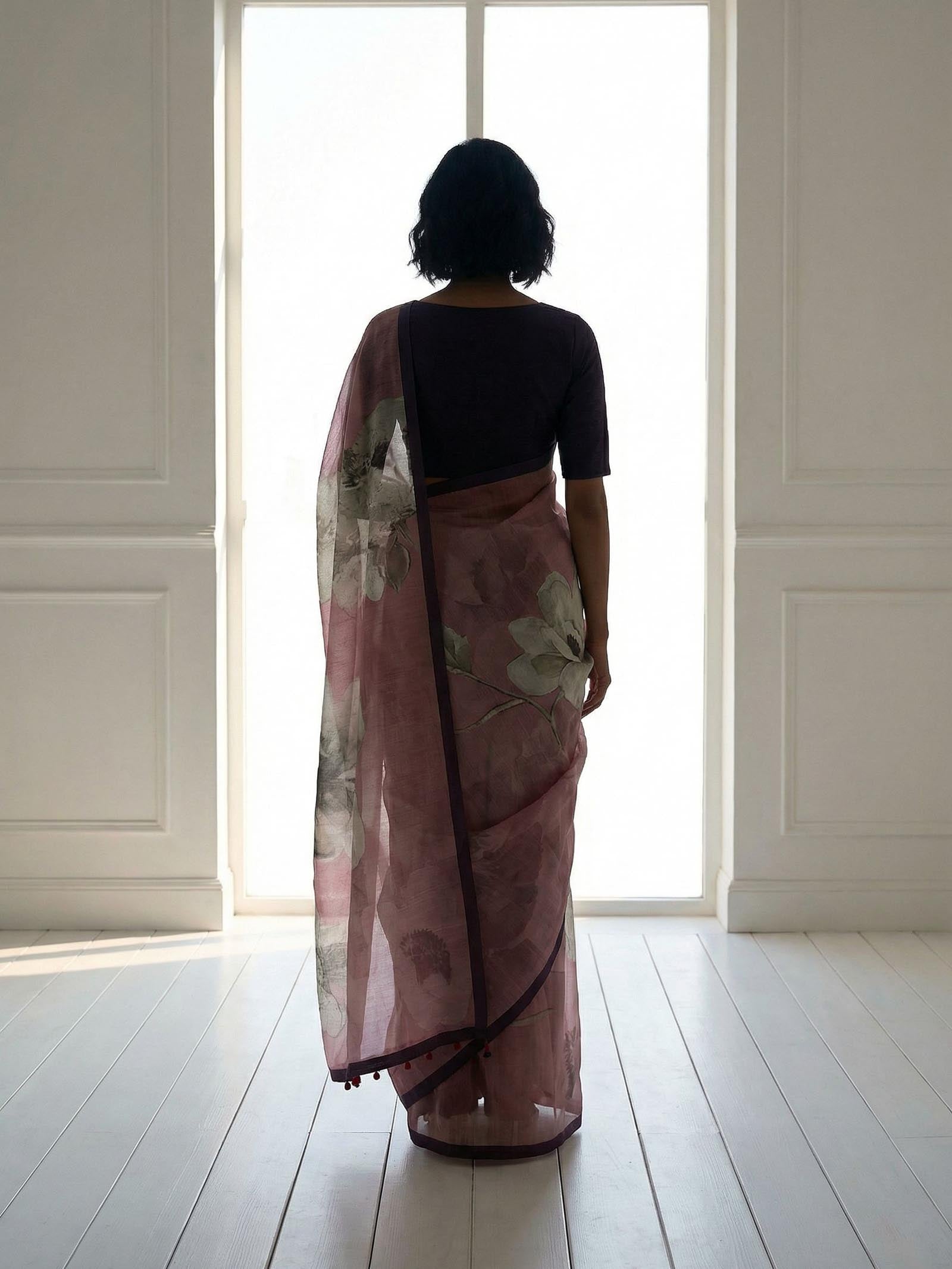 Blush Bloom Saree