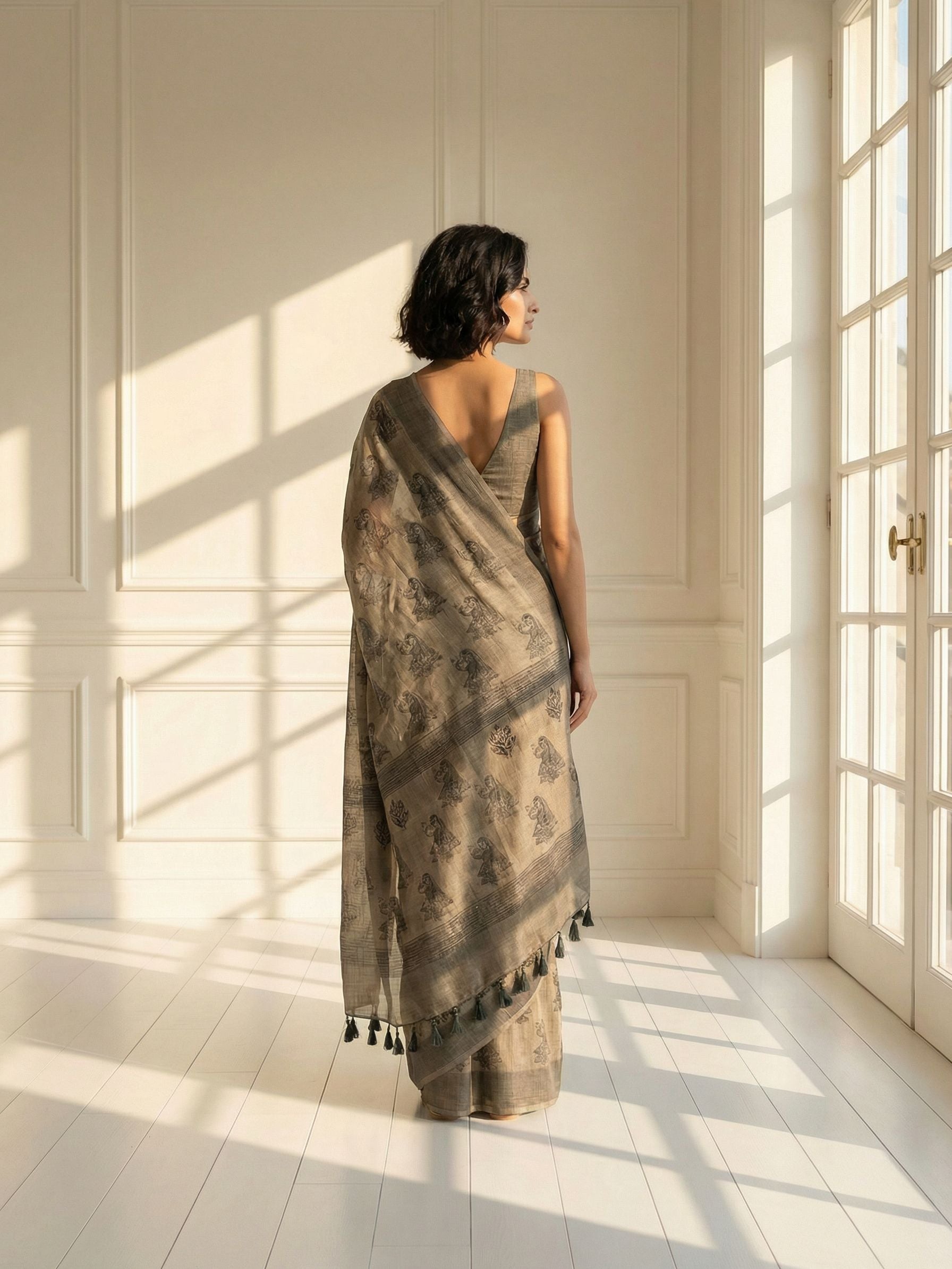Village Story Saree