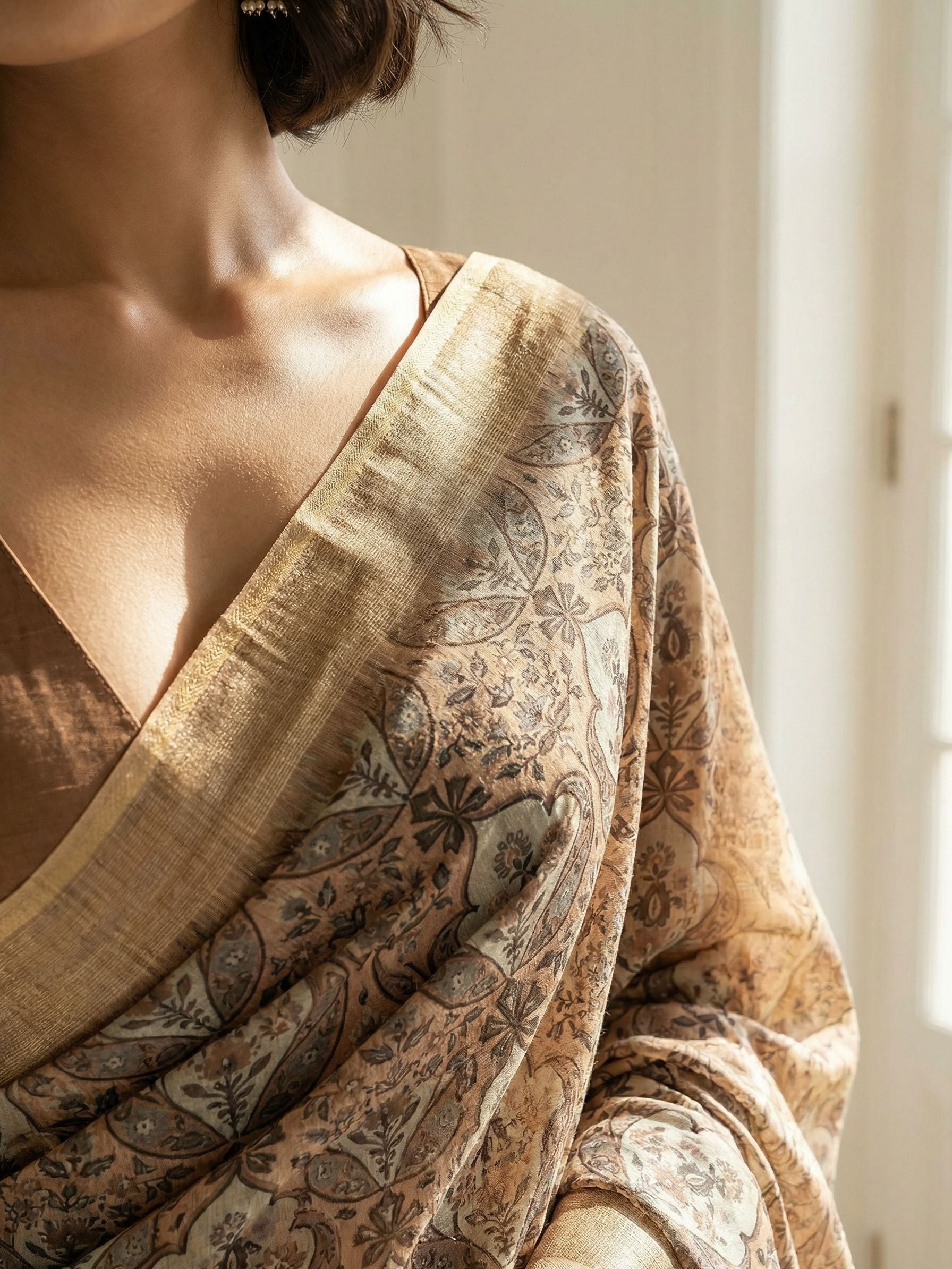 Sand Swirls Saree
