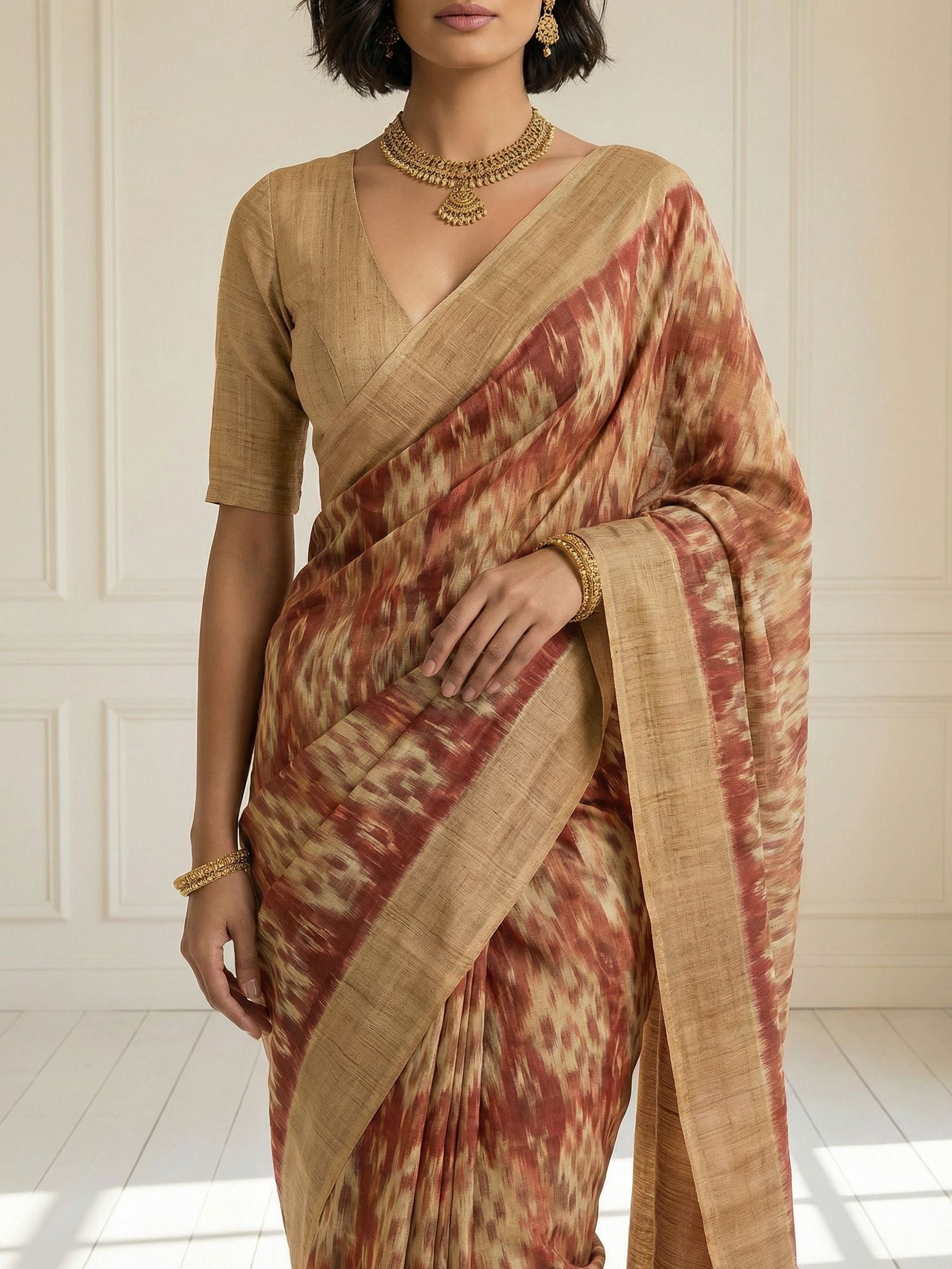 Sana Ikkat Saree