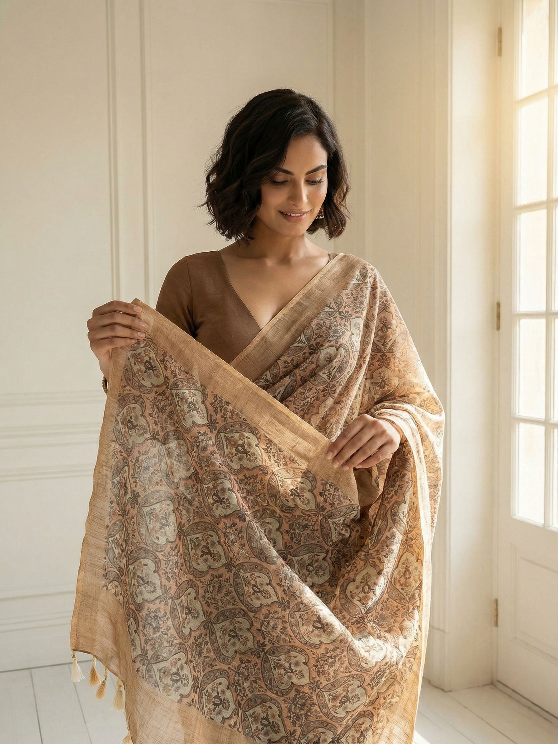 Sand Swirls Saree
