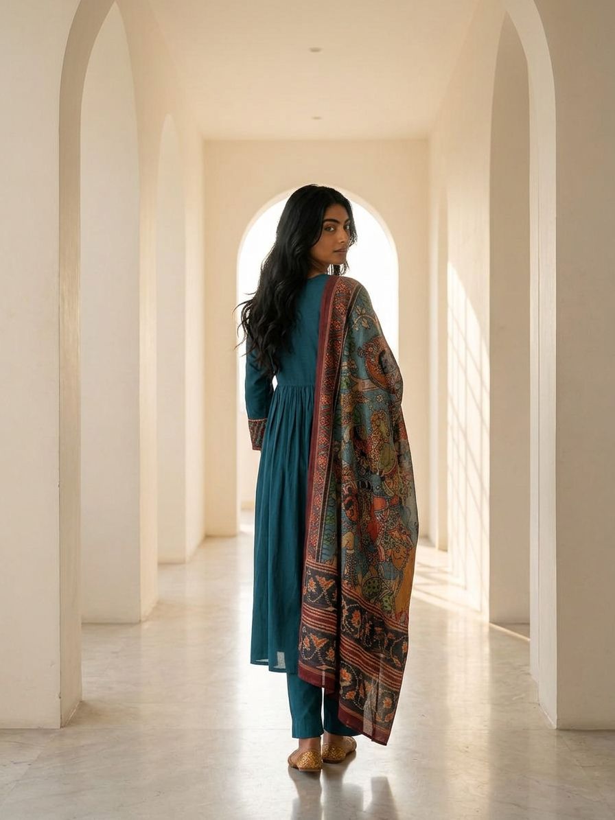 Neeli Adaa Suit Set