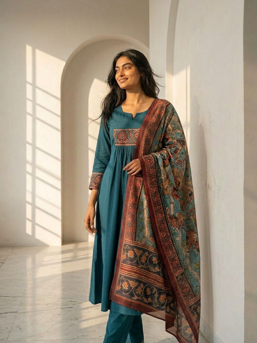 Neeli Adaa Suit Set