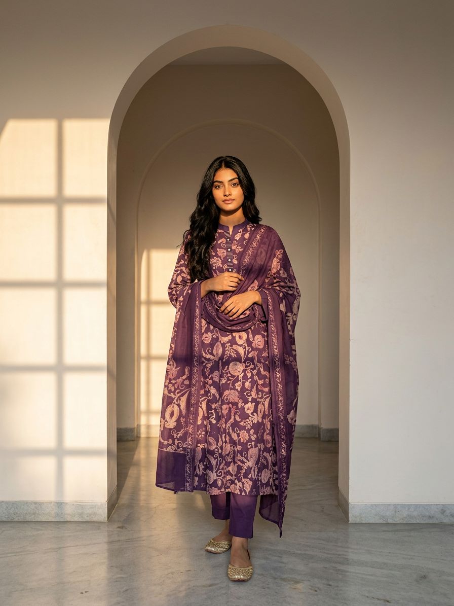 Purple Paradise Suit Set